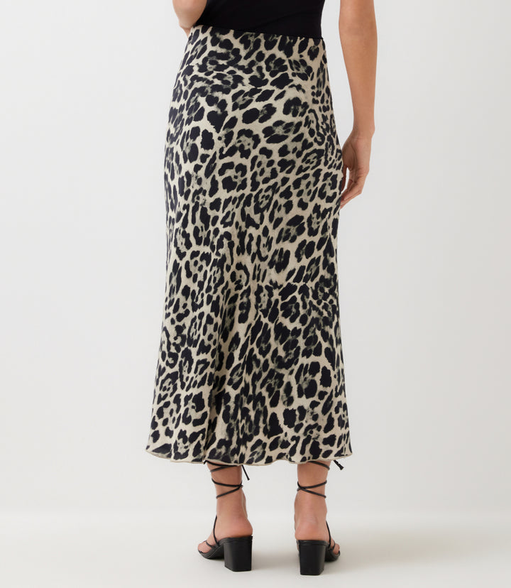 Bias Cut Midi Skirt