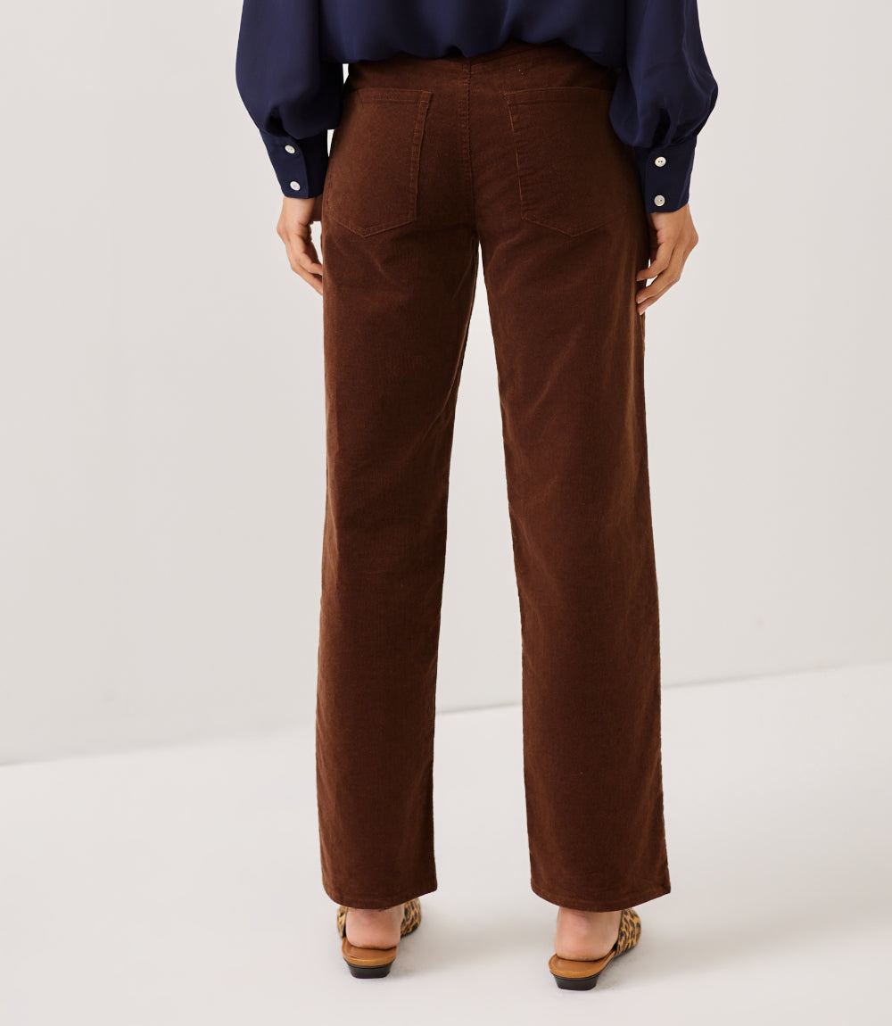 Petite Size Corduroy Ankle Pant