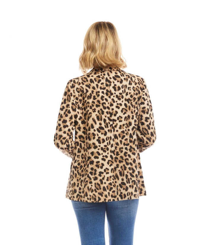 Animal Jacquard Blazer