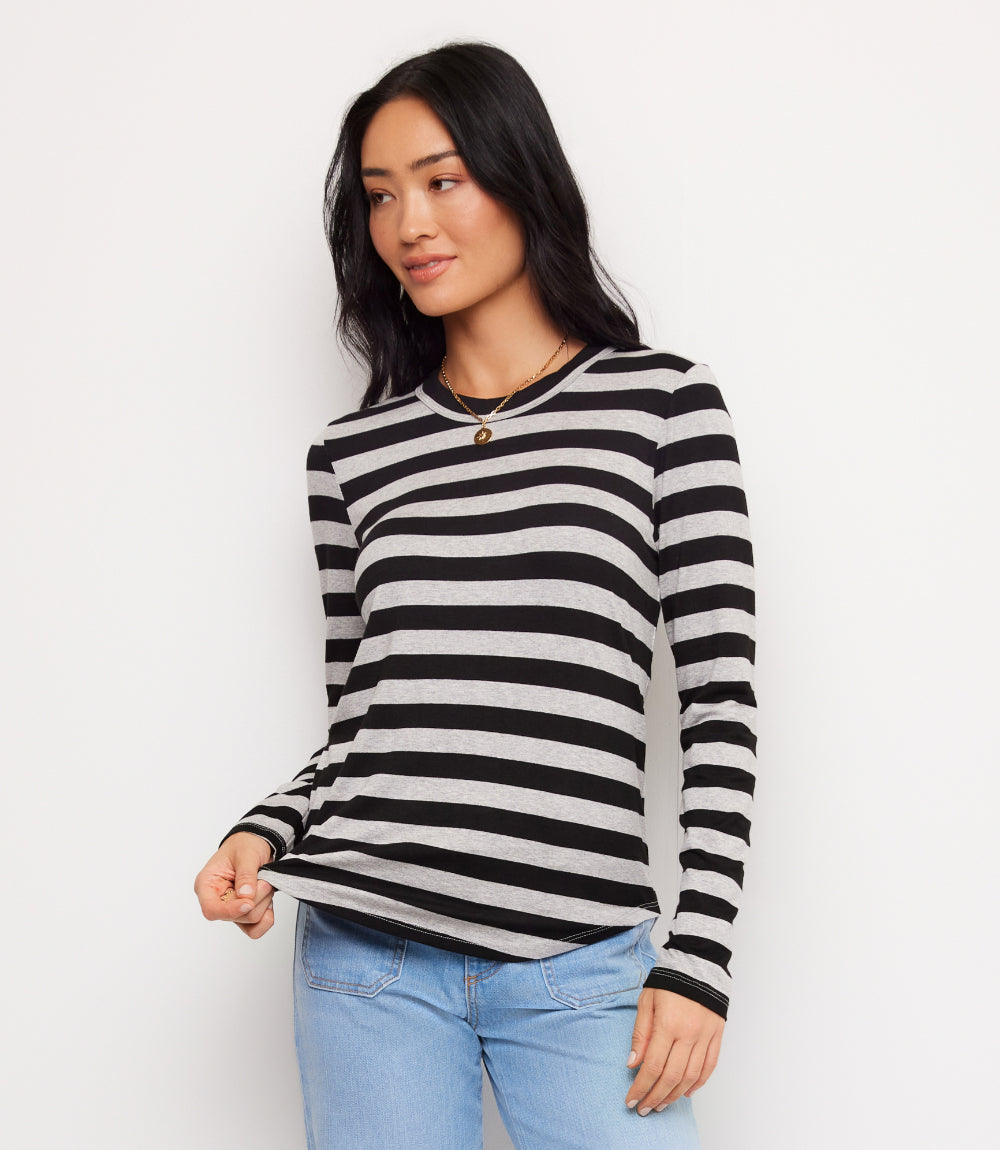 Long Sleeve Crewneck Top