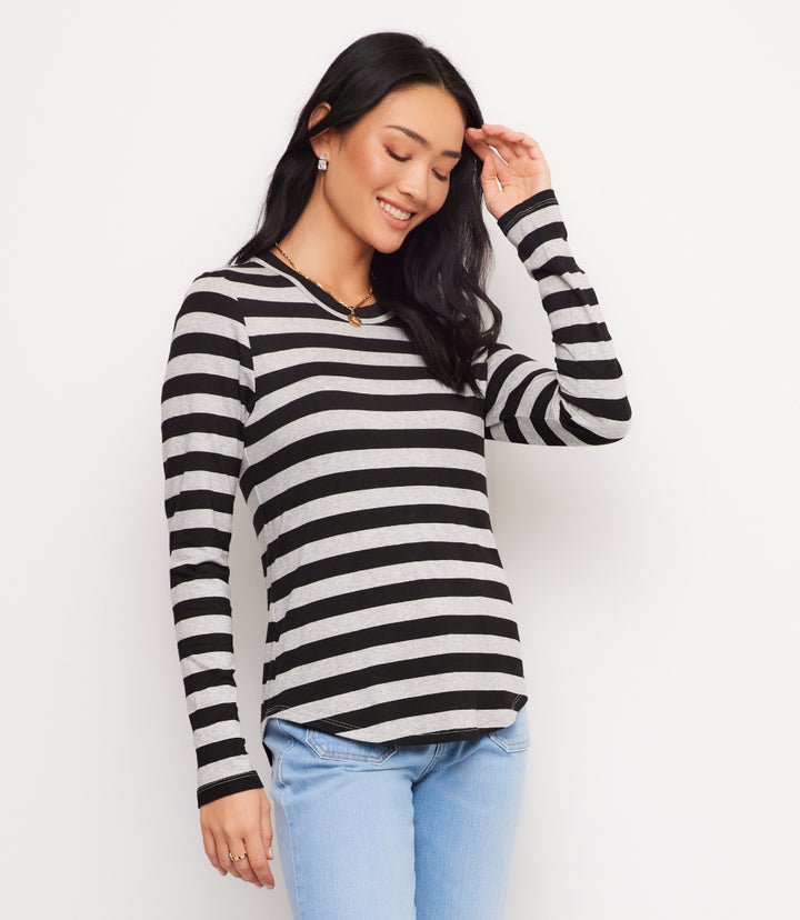 Long Sleeve Crewneck Top