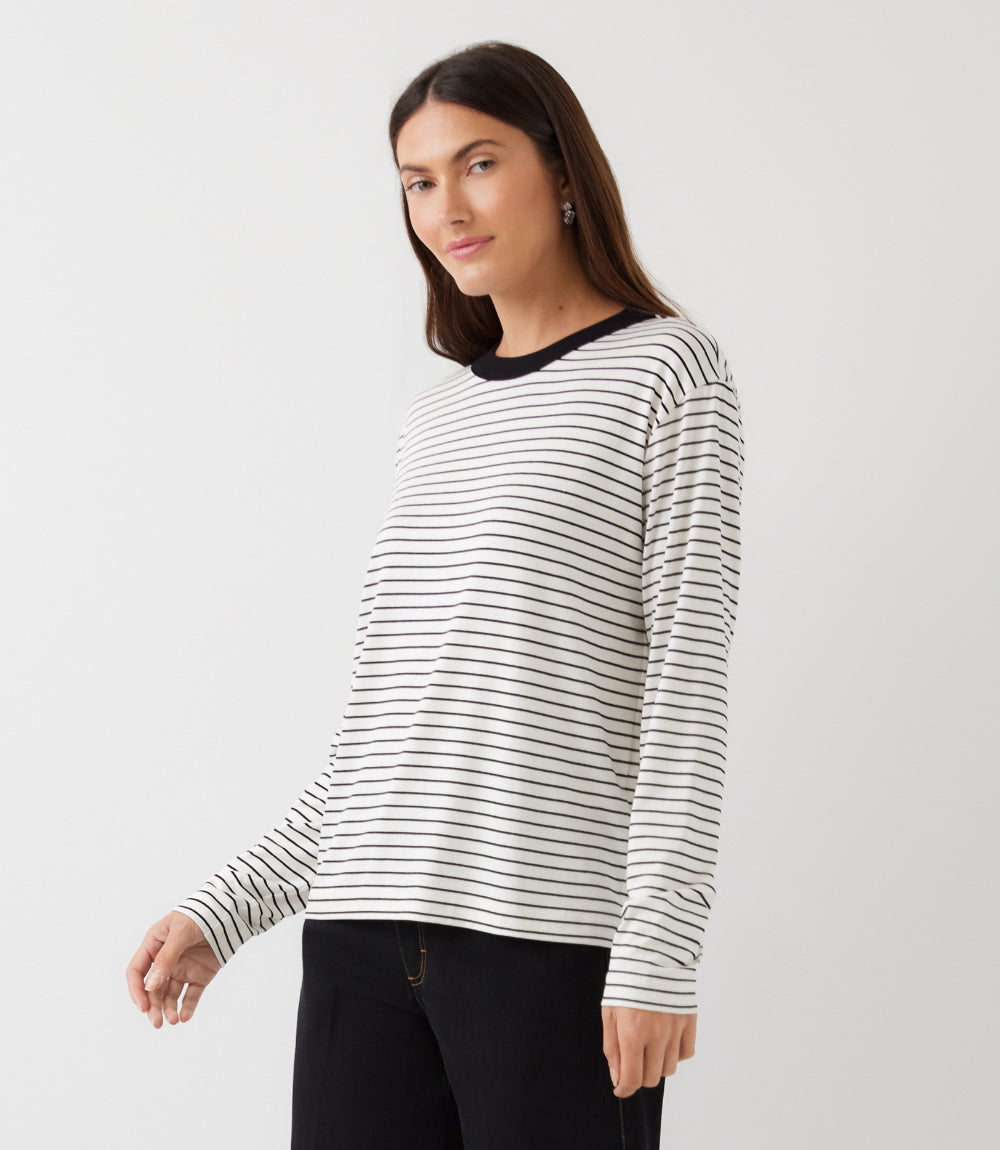 Long Sleeve Crewneck Top