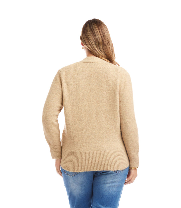 Plus Size Wrap Sweater