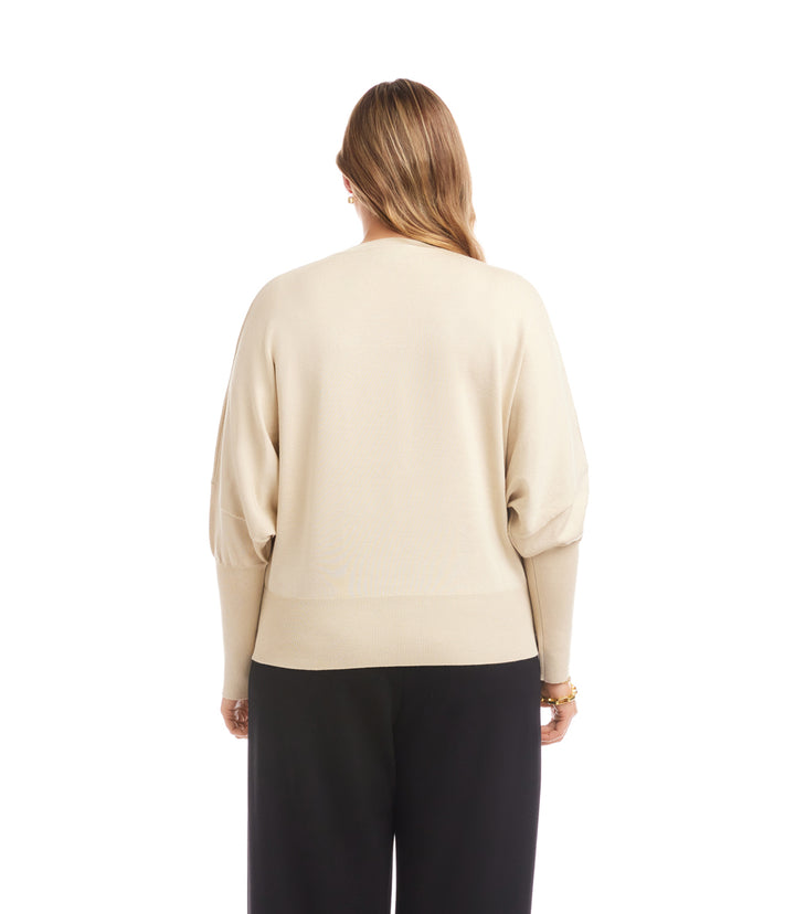 Plus Size Dolman Sleeve Sweater
