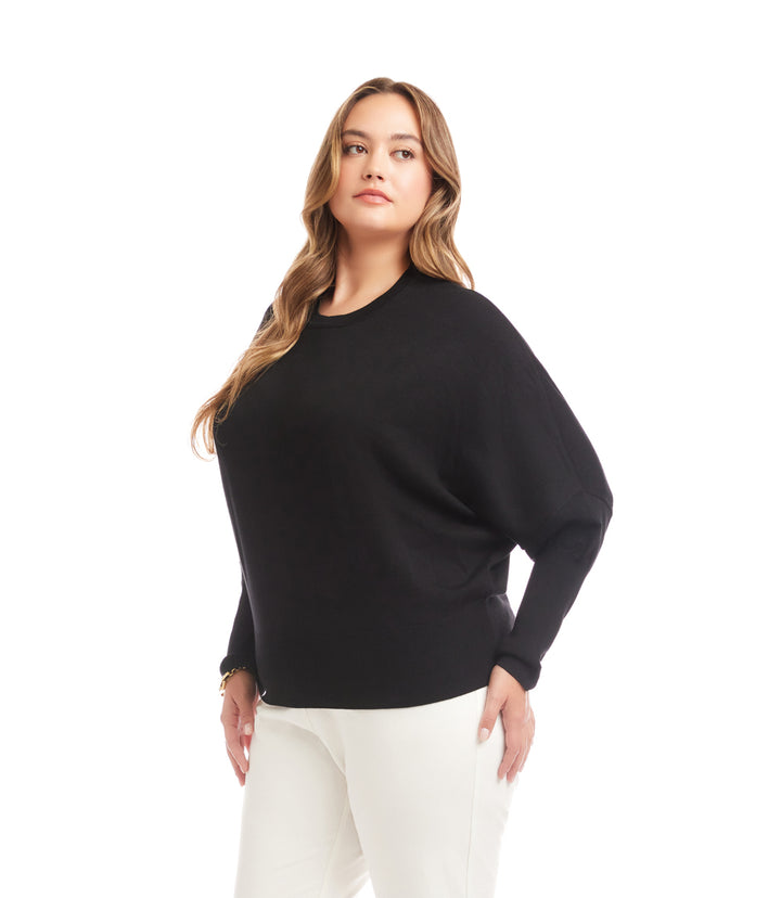 Plus Size Dolman Sleeve Sweater