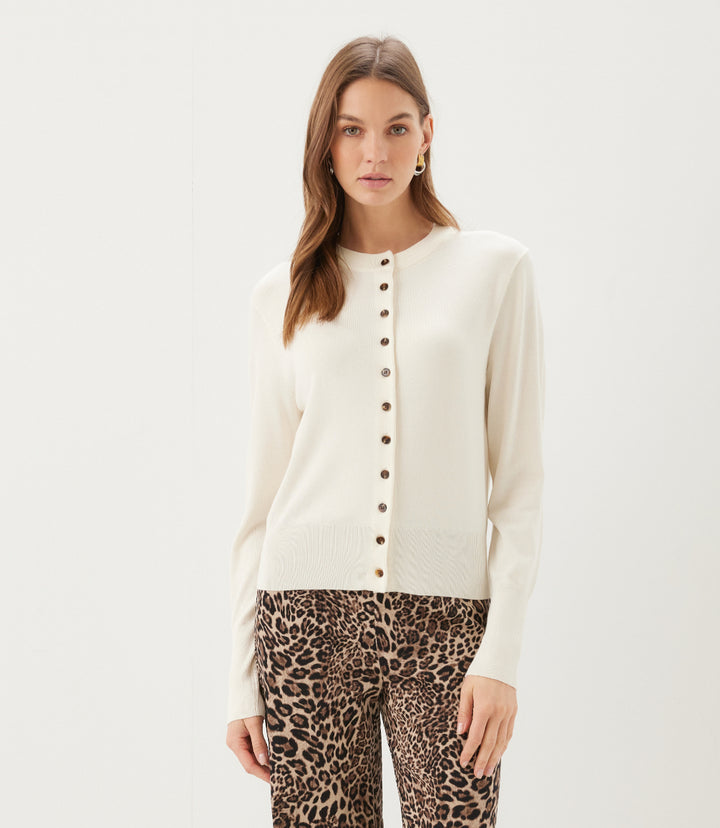 Petite Size Button-Up Cardigan Sweater