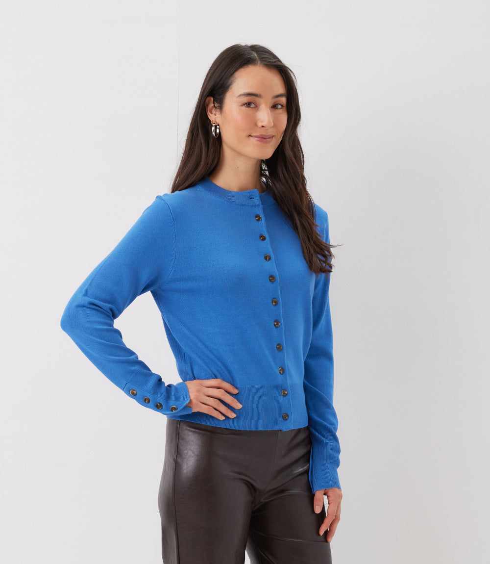 Button-Up Cardigan Sweater