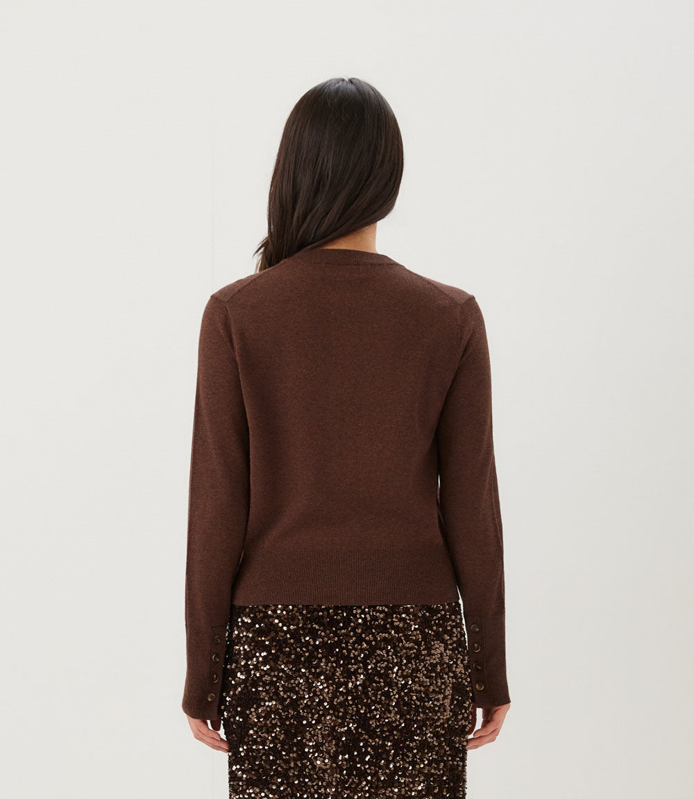 Button-Up Cardigan Sweater