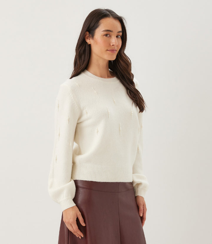 Pearl Embellished Sweater