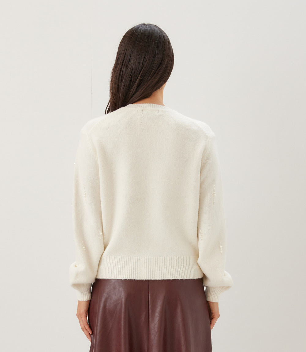 Pearl Embellished Sweater