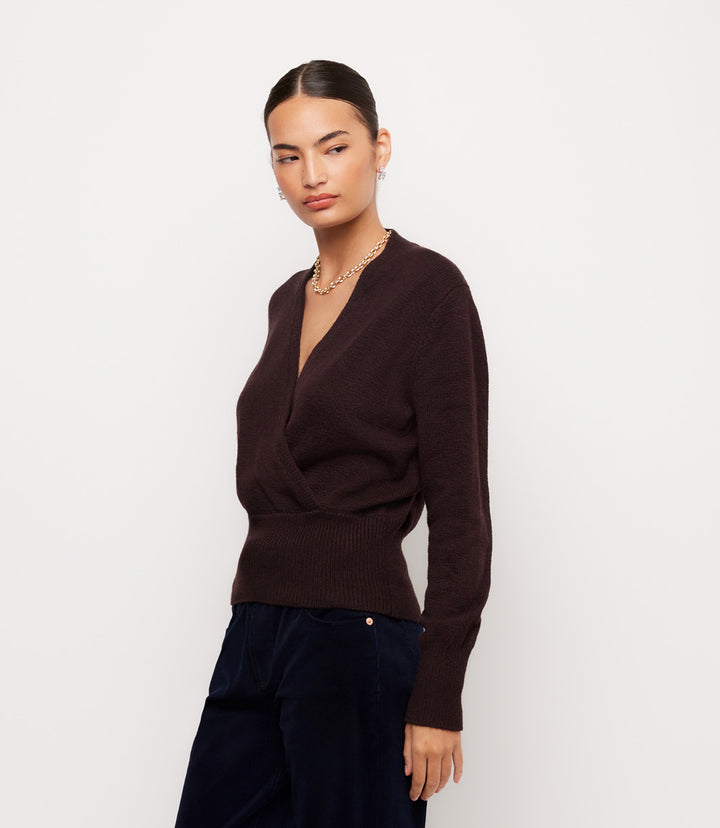 Petite Size Wrap Sweater