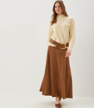 Mock Neck Boucle Sweater
