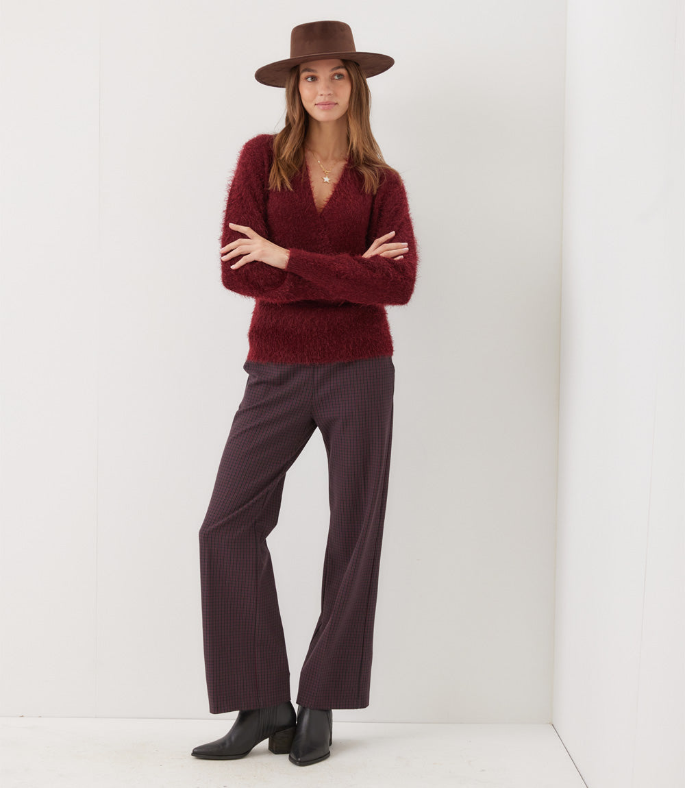 Eyelash Wrap Sweater