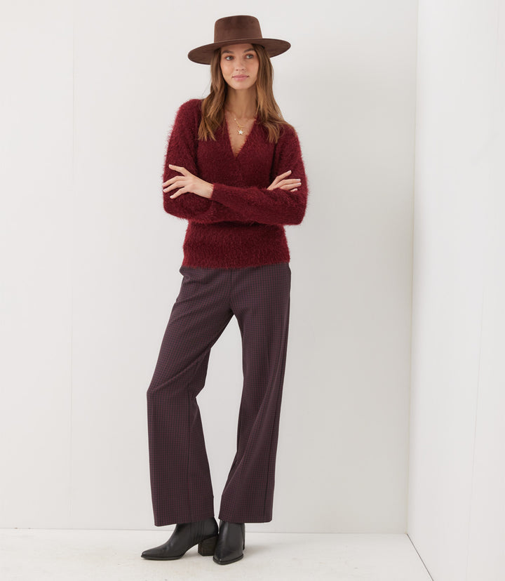 Eyelash Wrap Sweater