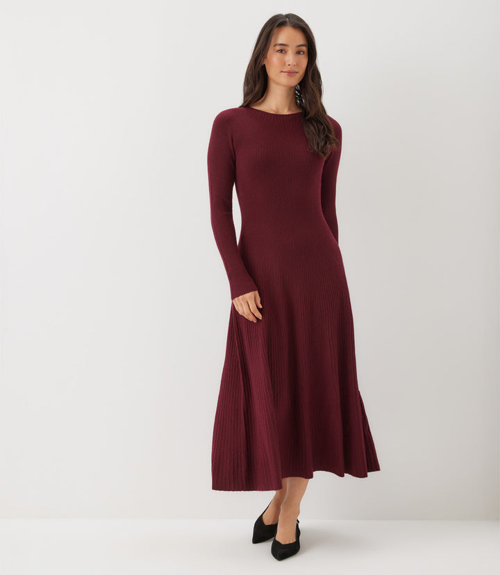 Seamless Sweater Midi Dress