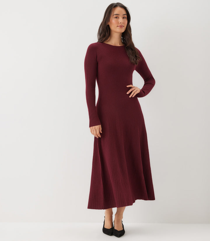 Seamless Sweater Midi Dress