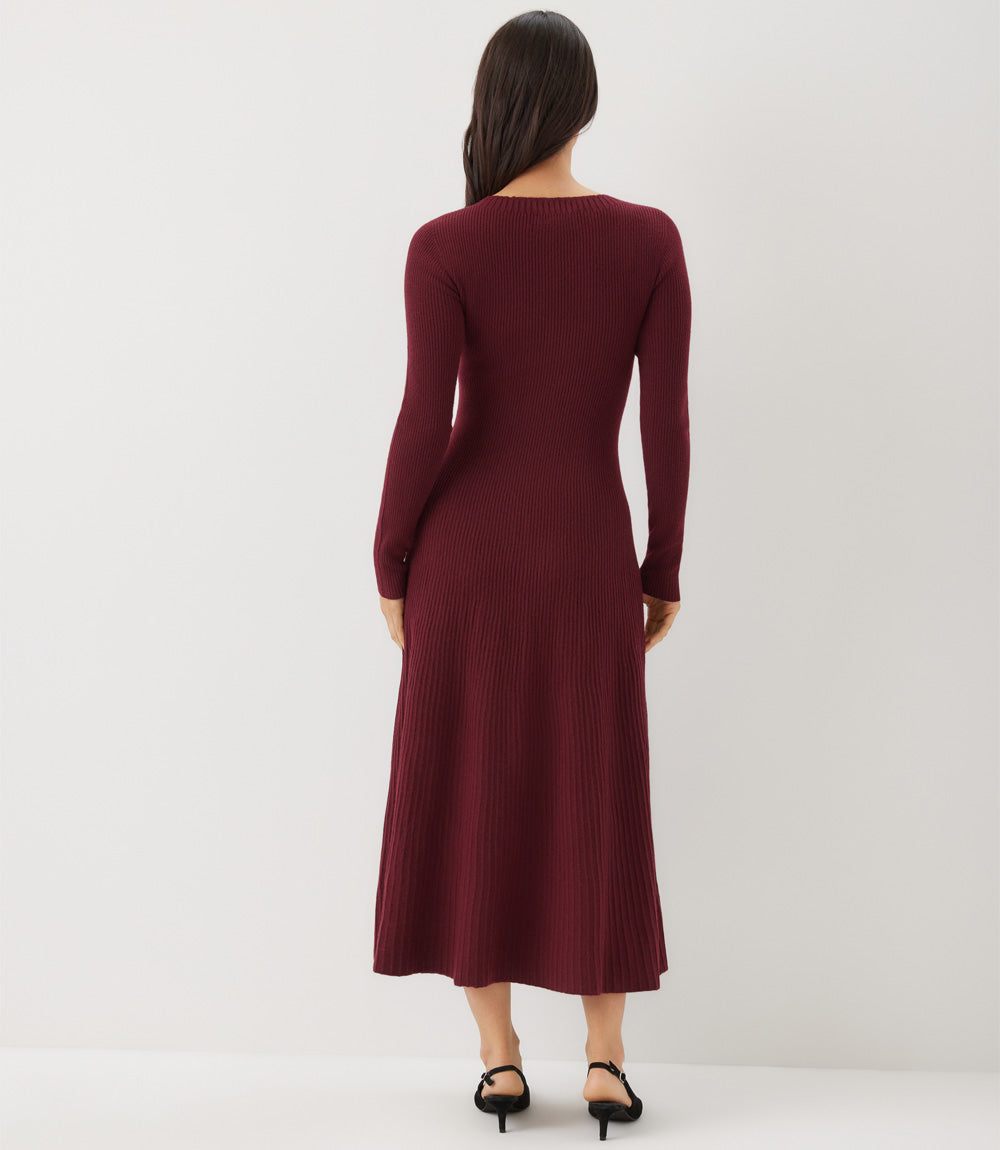 Seamless Sweater Midi Dress