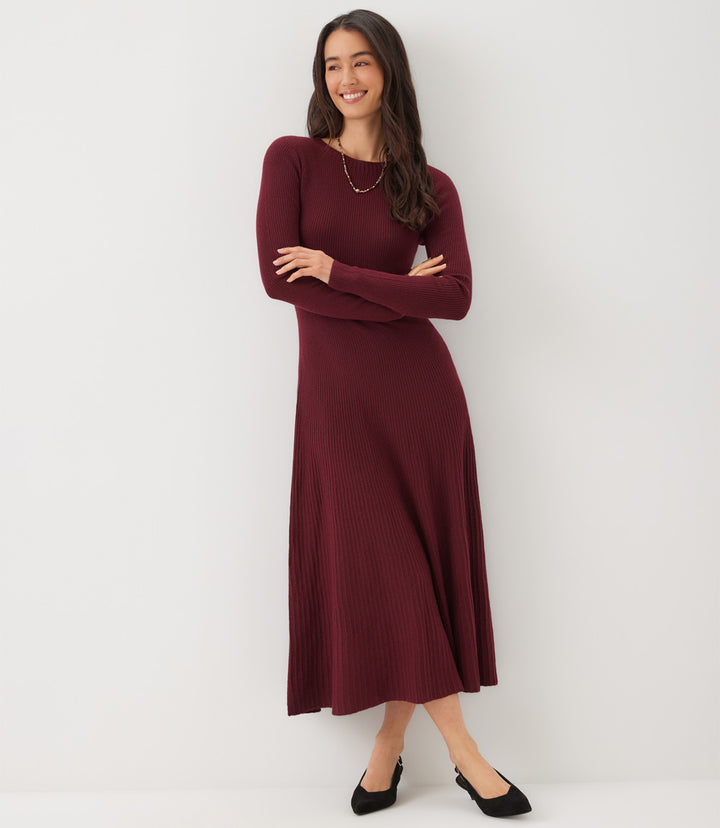 Seamless Sweater Midi Dress
