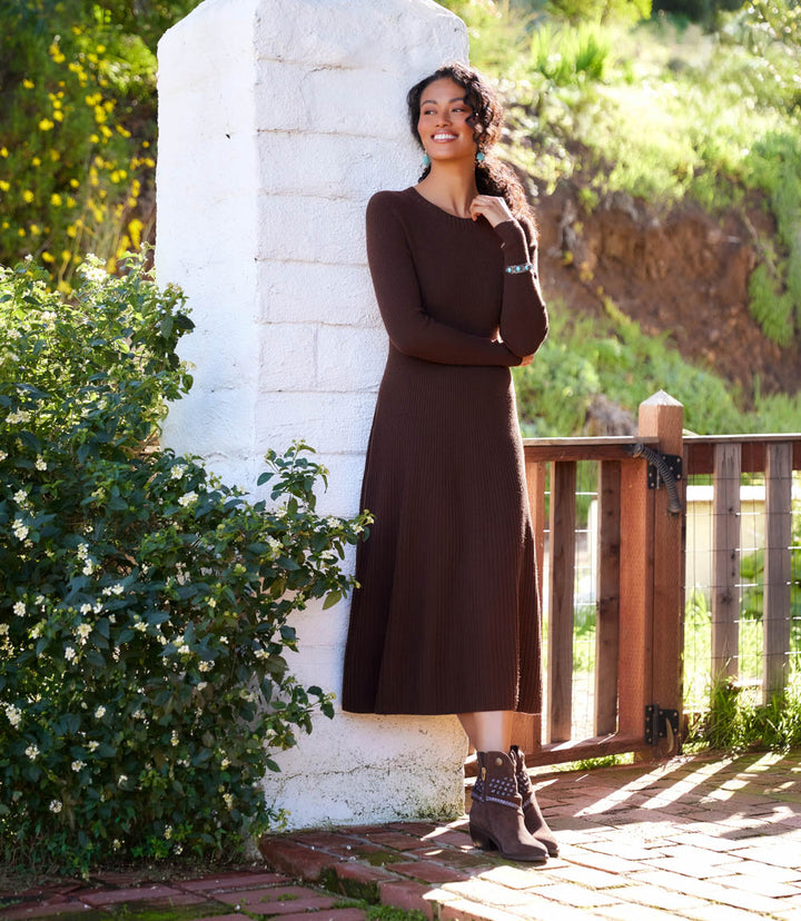 Seamless Sweater Midi Dress