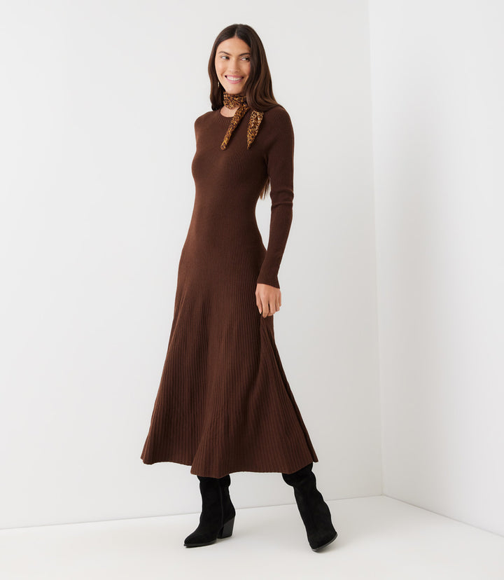 Seamless Sweater Midi Dress