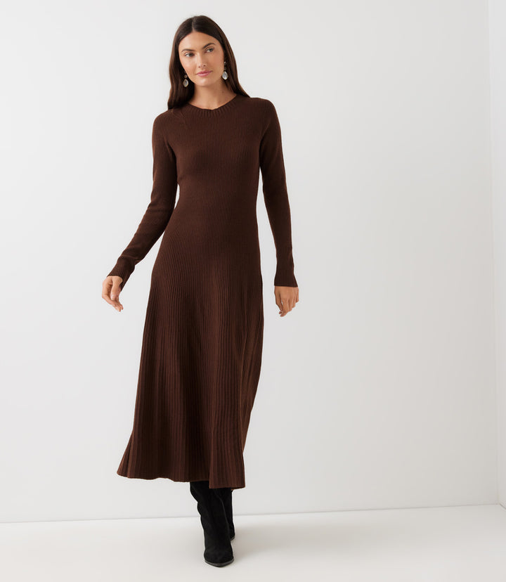 Seamless Sweater Midi Dress