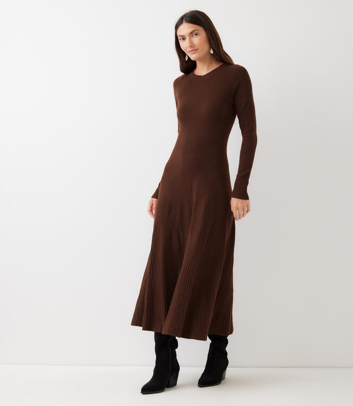 Seamless Sweater Midi Dress