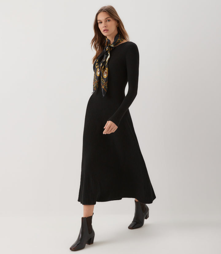 Seamless Sweater Midi Dress