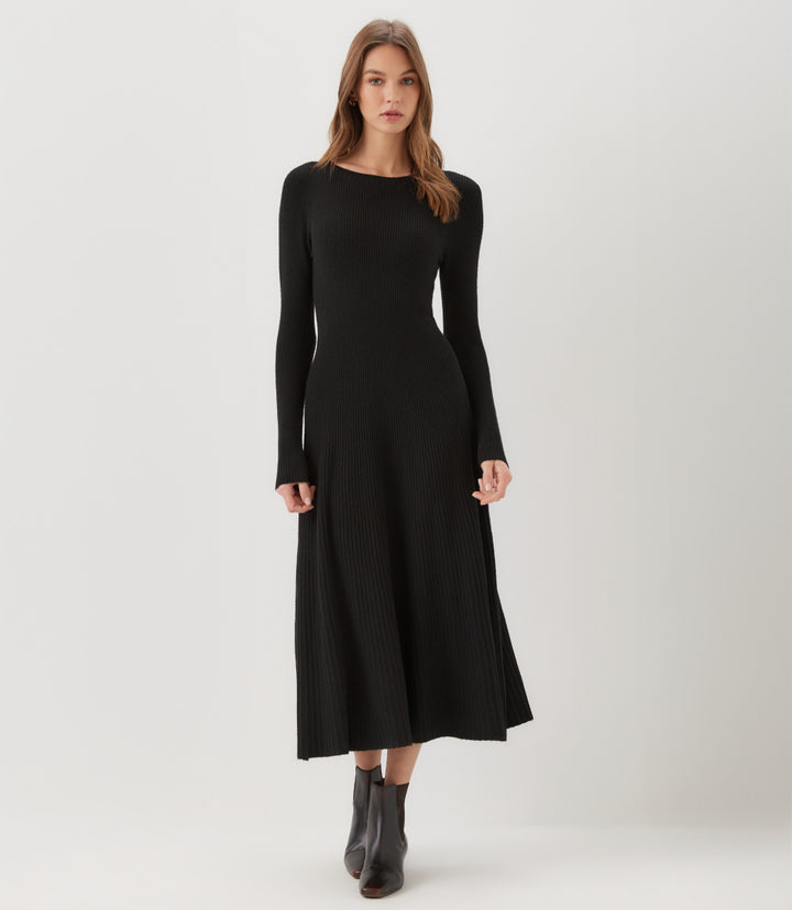 Seamless Sweater Midi Dress