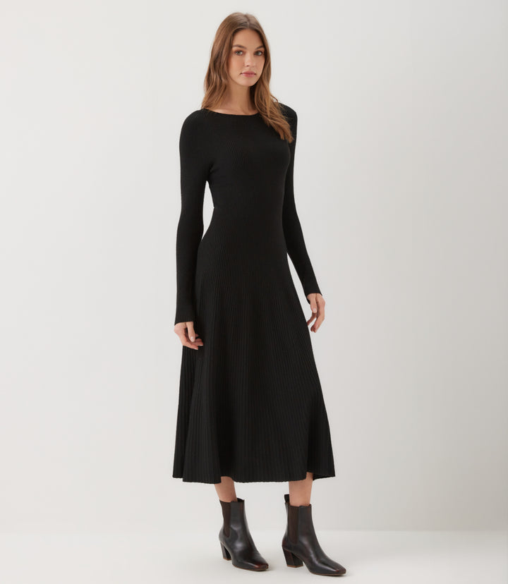 Seamless Sweater Midi Dress