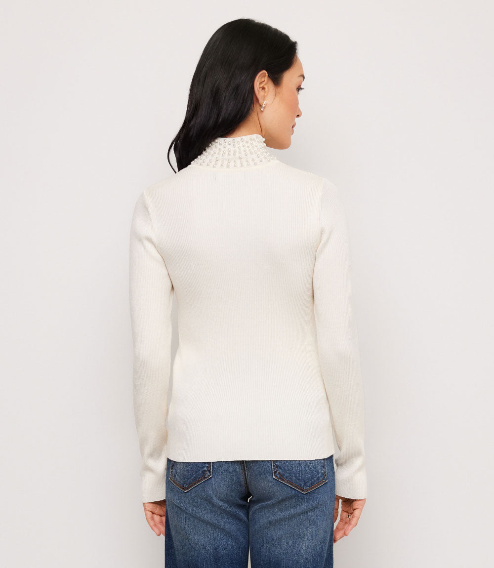 Pearl Turtleneck Sweater