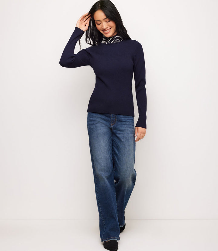 Pearl Turtleneck Sweater