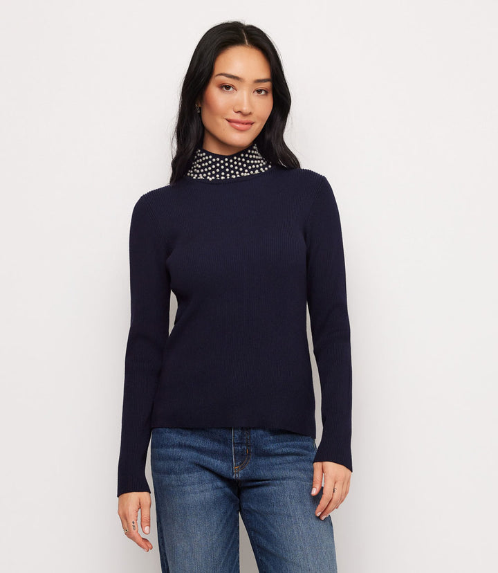 Pearl Turtleneck Sweater