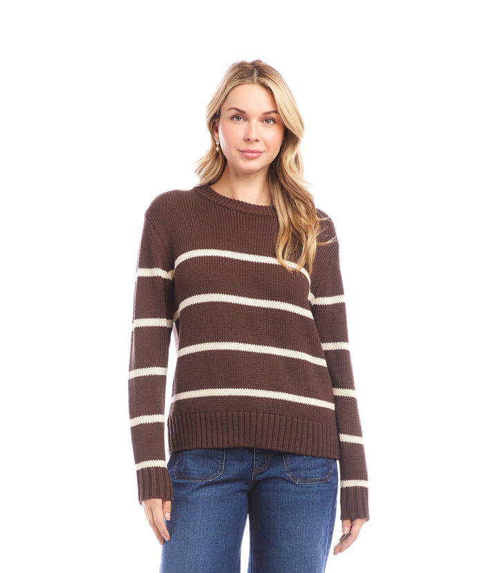 Stripe Crewneck Sweater