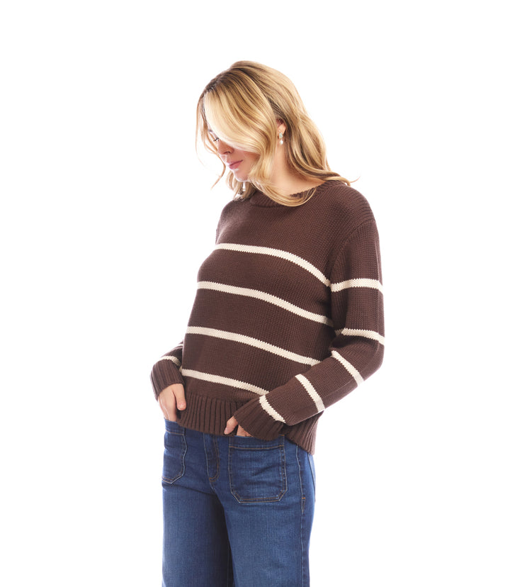 Stripe Crewneck Sweater