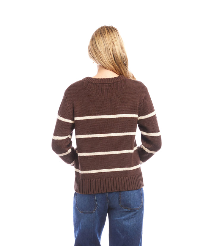 Stripe Crewneck Sweater
