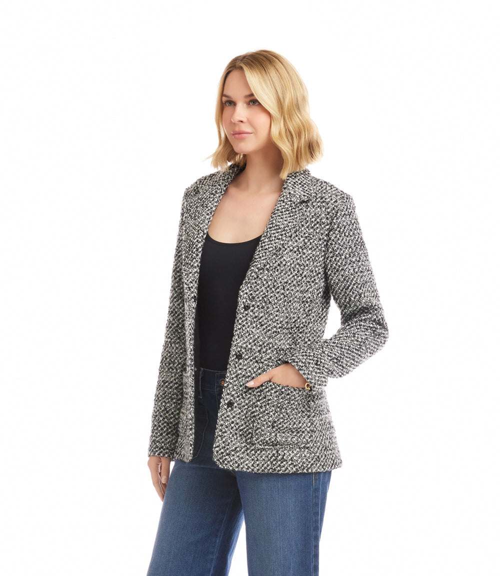 Petite Size Tweed Blazer