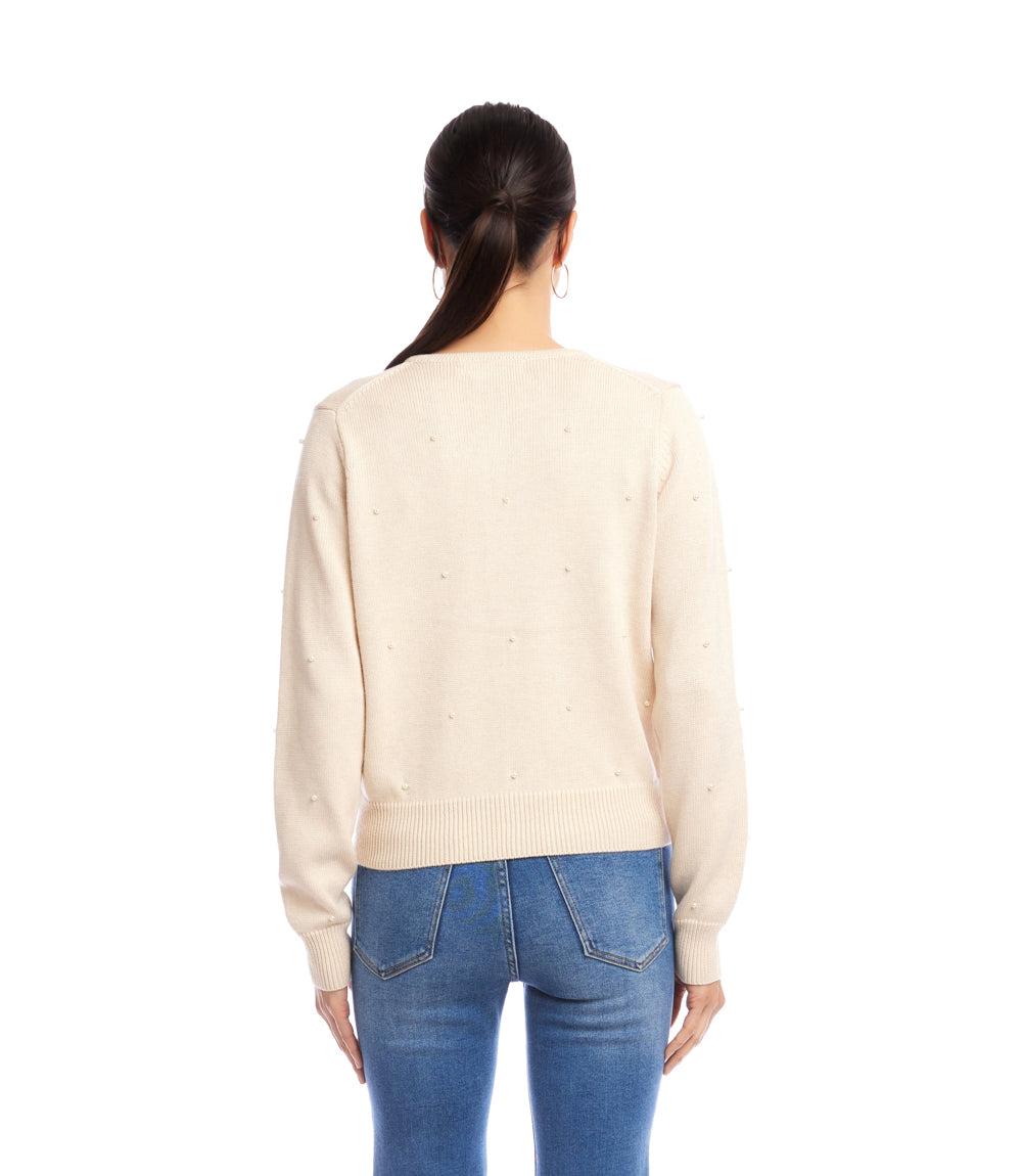 Pearl Cardigan Sweater