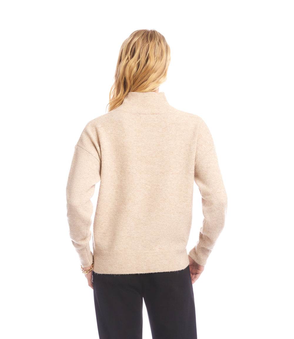 Petite Size Shawl Collar Sweater