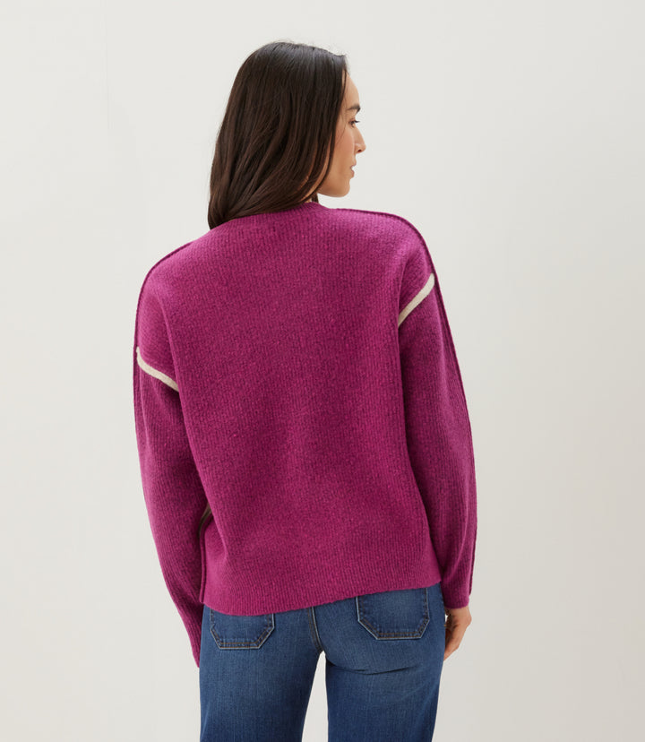 Colorblock Crewneck Sweater