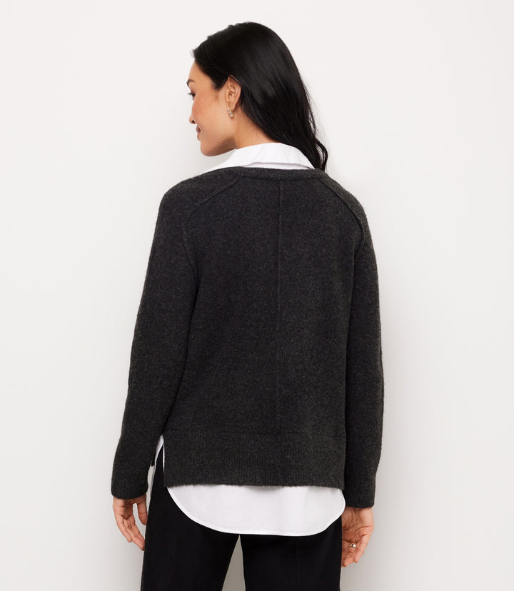 Petite Size Layered Sweater