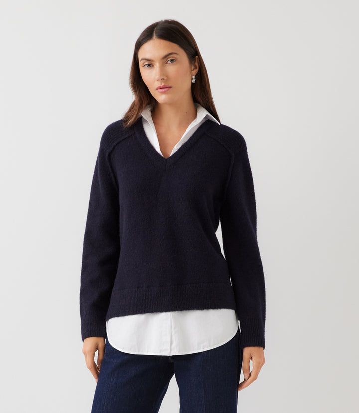 Petite Size Layered Sweater