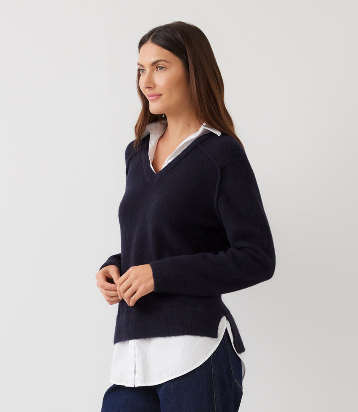 Petite Size Layered Sweater