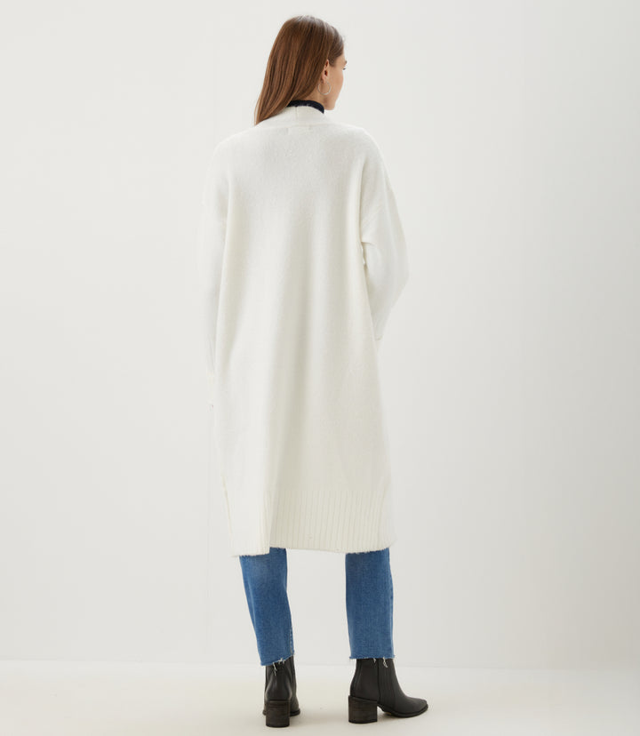 Long Open Front Cardigan Sweater