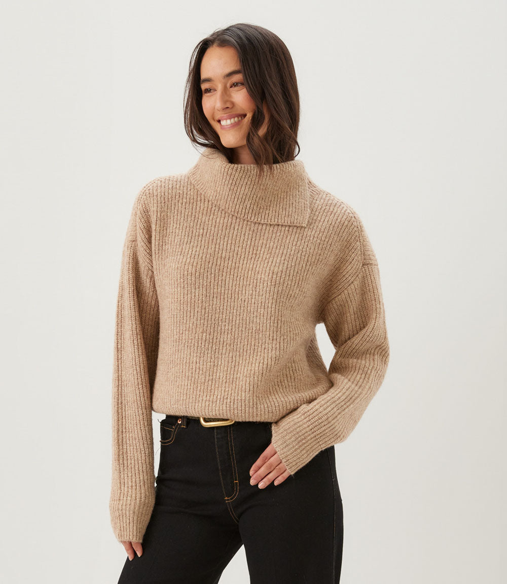 Split Neck Sweater