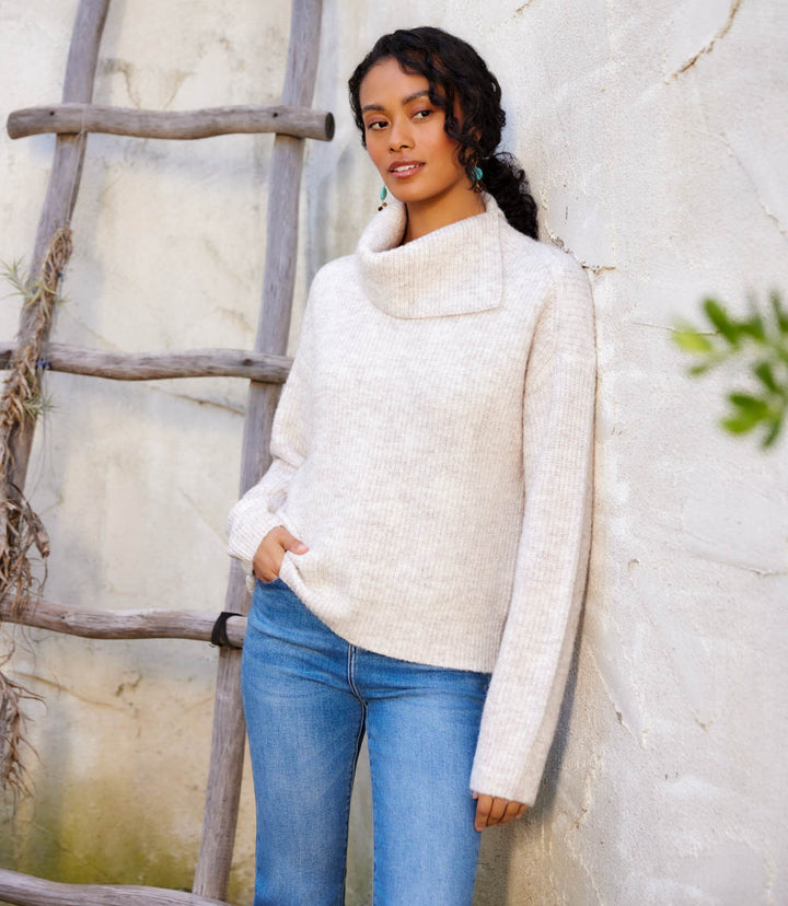 Split Neck Sweater