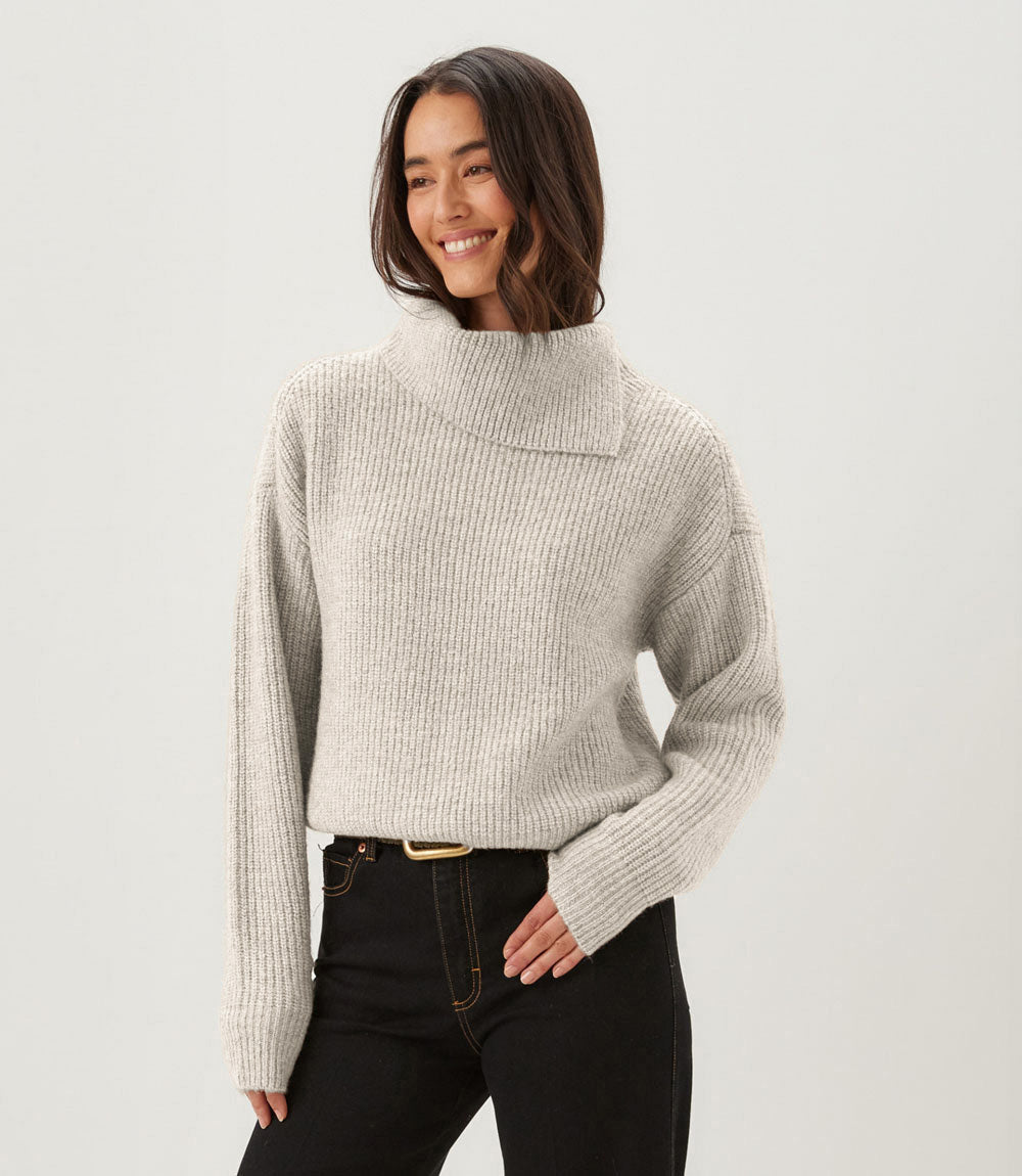 Split Neck Sweater