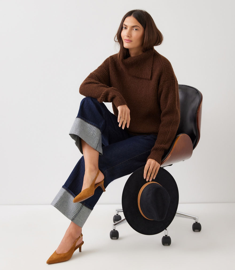 Split Neck Sweater