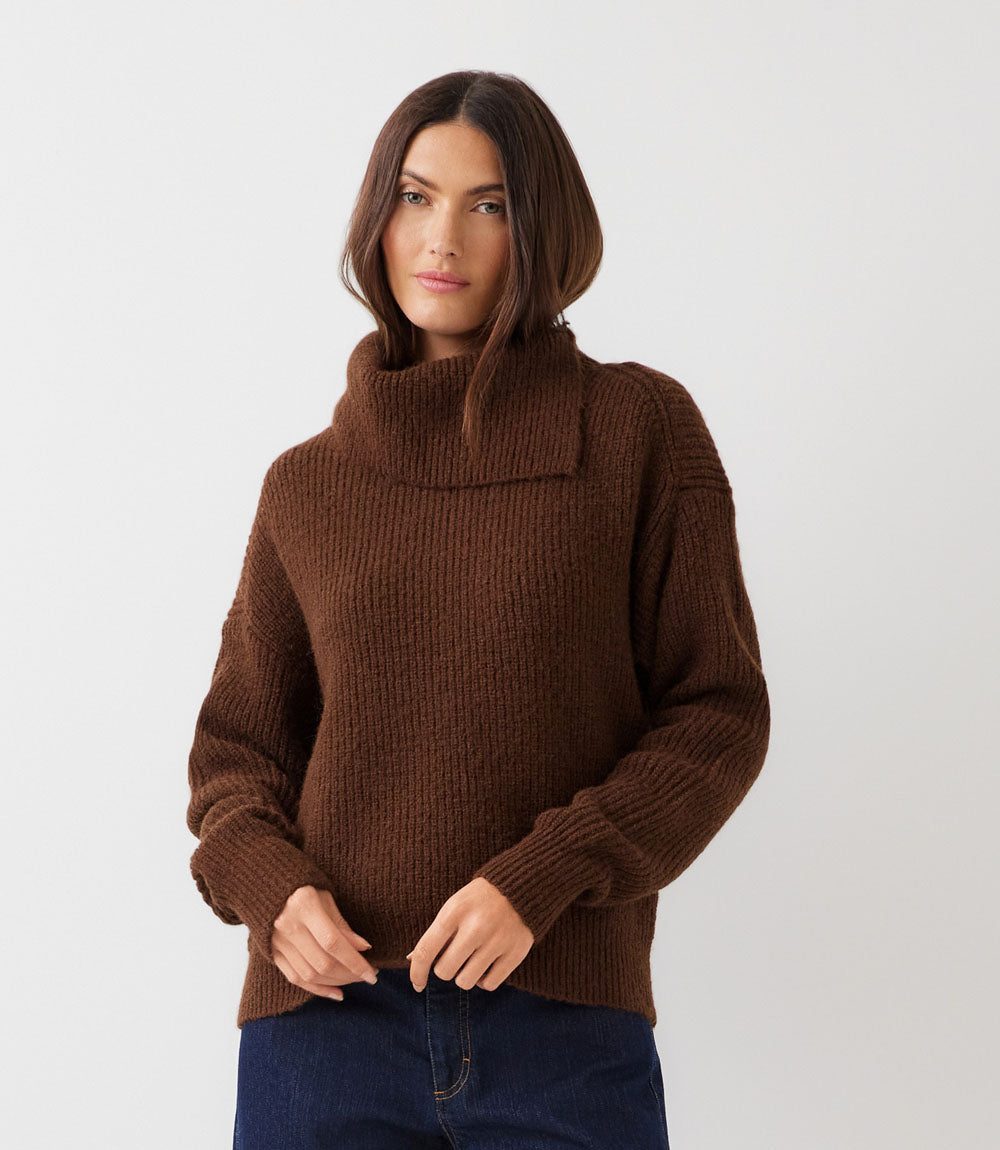 Split Neck Sweater