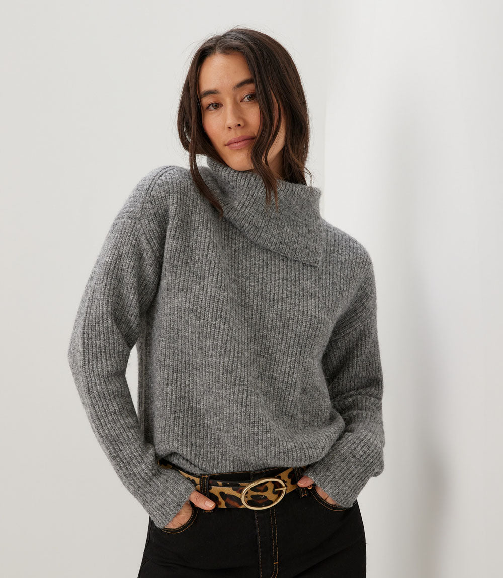 Split Neck Sweater