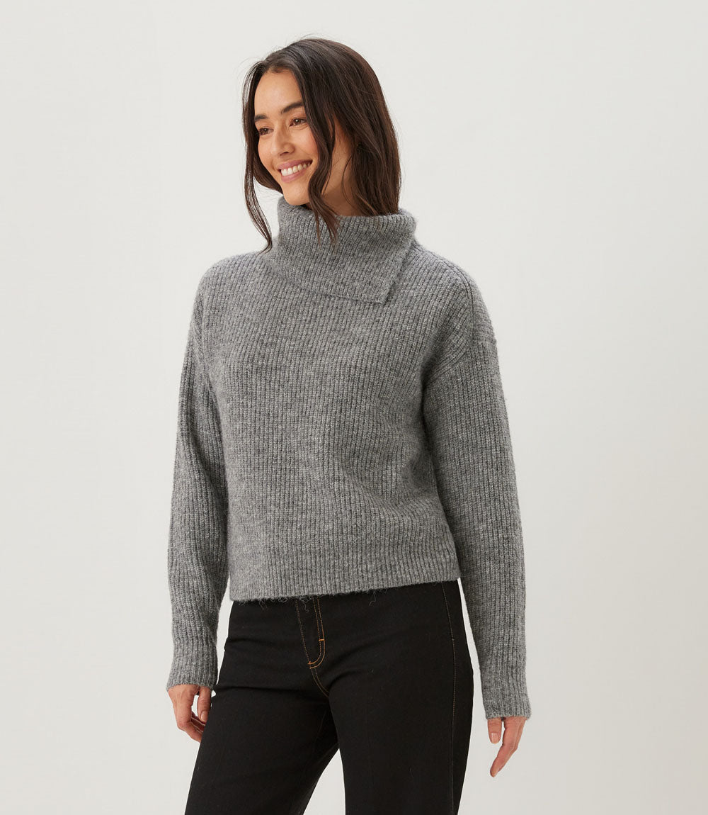 Split Neck Sweater
